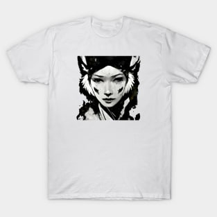 Kitsune portrait T-Shirt